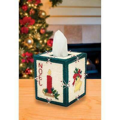 Christmas Tissue Box Plastic Canvas Kit 5
