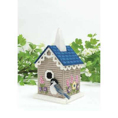 Birdhouse Tissue Box Plastic Canvas Kit 5