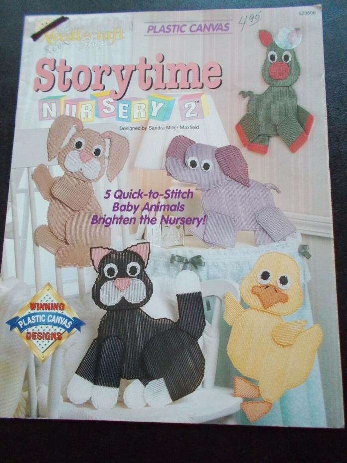 Storytime Nursery 2 Plastic Canvas Leaflet - the Needlecraft Shop 1992