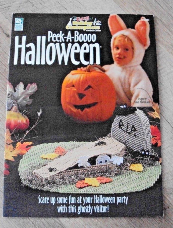 HWB Plastic Canvas Easy Holiday Centerpieces Peek-A-Boo Halloween - 186003