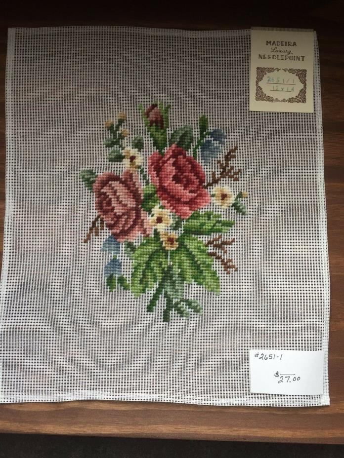 Madeira Luxury Needlepoint Canvas Floral #2651/1