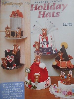 Holiday Hats, Needlecraft Shop, Pattern Leaflet #943934
