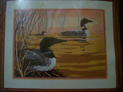 Monarch Horizons THE LOONS Needlepoint Kit 16 x 12 NEW