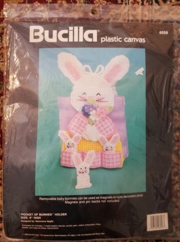 BUCILLA VINTAGE PLASTIC CANVAS KIT  