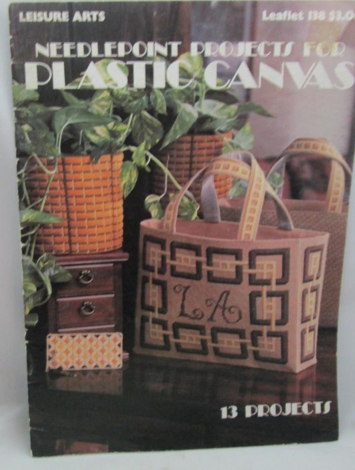 Leisure Arts Needlepoint Projects for Plastic Canvas Leaflet - 13 Patterns