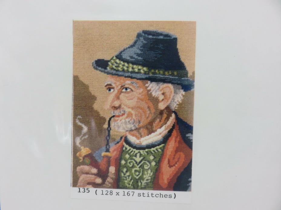 Babs Petit Point & Needlepoint Chart #135 THE OLD MOUNTAIN MAN Pattern NEW