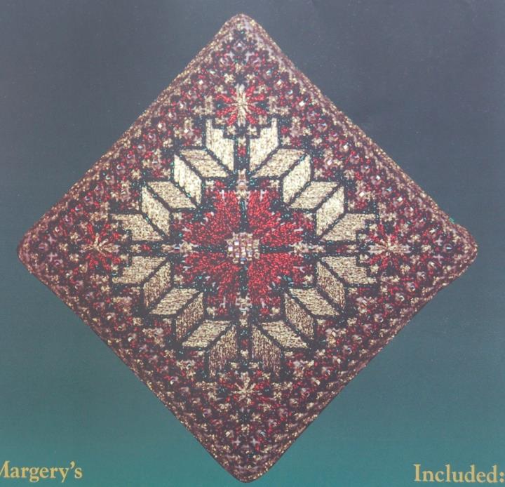Needlepoint Canvas Pattern Margery Williams Christine ornament & canvas