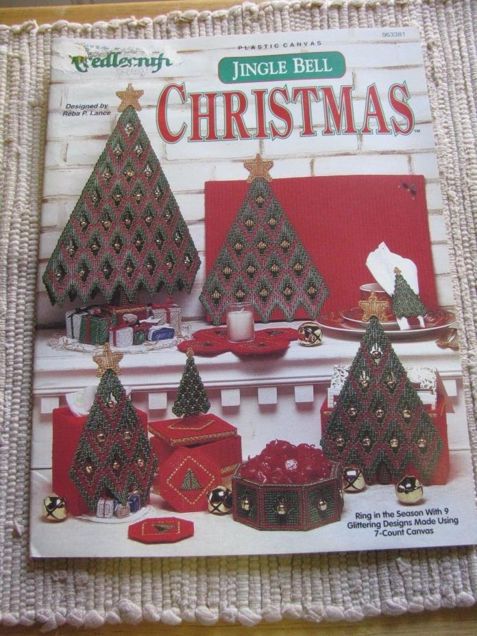 Jingle Bell Christmas  9 Holiday Tree Accessories plastic canvas pattern Booklet