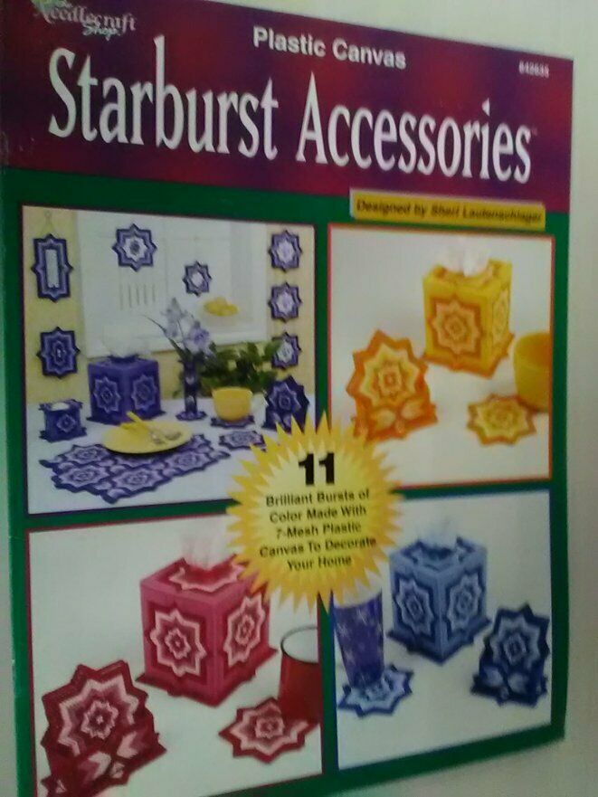 The Needlecraft Shop Starburst Accessories Plastic Canvas Pattern book 842635