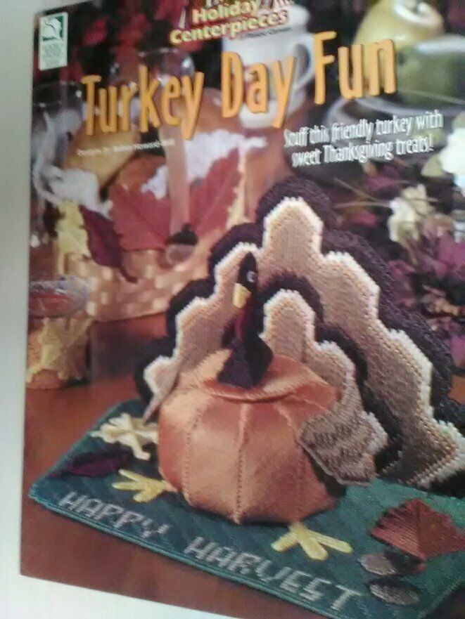 Easy Holiday Centerpieces Turkey Day Fun Thanksgiving 186026 Plastic Canvas