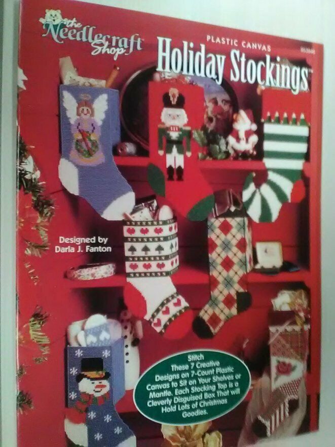 The Needlecraft Shop Holiday Stockings in Plastic Canvas Pattern Book #953946