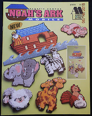 Annie's Attic 87M78 Plastic Canvas Noah's Ark Mobile Pattern Leaflet