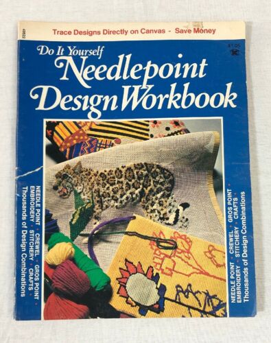 Needlepoint Design Workbook, Vol 1 - Trace designs on canvas