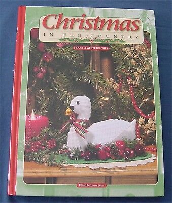 HOUSE WHITE BIRCHES Plastic Canvas Patterns HOLIDAY CHRISTMAS COUNTRY BOOK