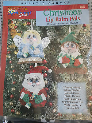 Plastic Canvas Christmas Lip Balm Pals Kit - NIP - The Needlecraft Shop