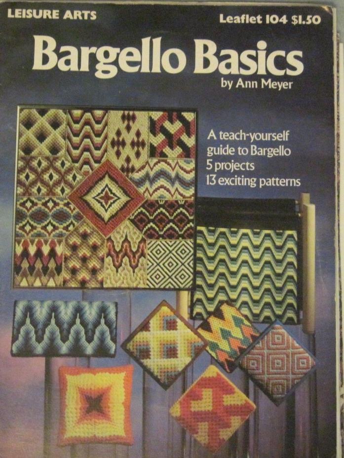 Leisure Arts Leaflet 104 Bargello Basics 13 Patterns P208