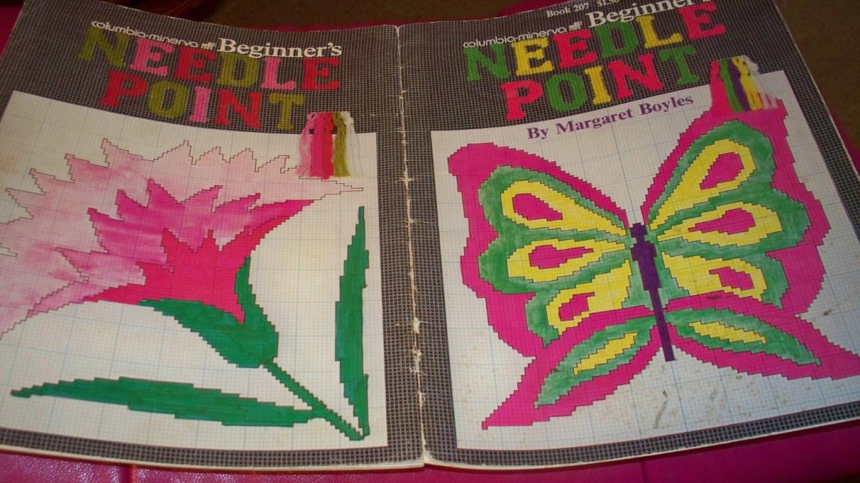 1972 Columbia-Minerva Book 207 - BEGINNER'S NEEDLEPOINT by Margaret Boyles