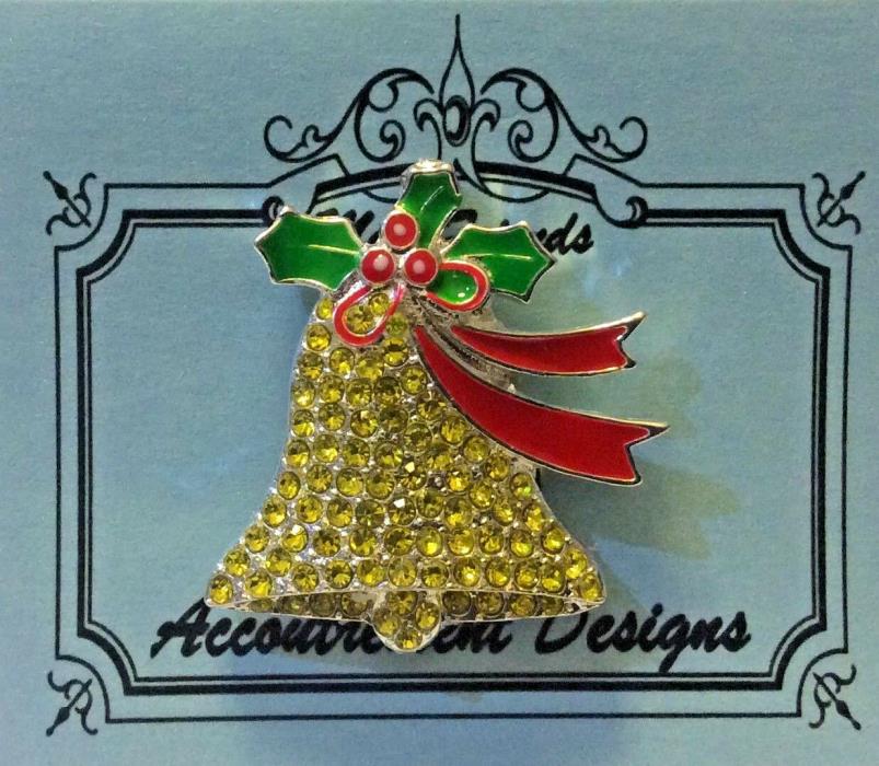 Needle Minder Magnet Holiday Bell Christmas Accoutrement Designs Cross Stitch