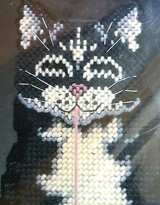 Bucilla Kit Needlework Crafts Cat Mouse Door Stop Embroidery Cross Stitch Sewing