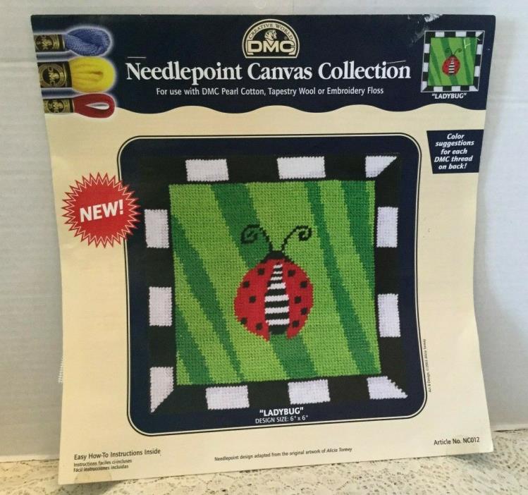 DMC Needlepoint Canvas Collection 'Ladybug' NC012 6