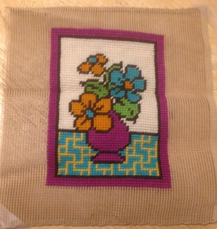 Vintagewool needlepoint canvas  picture finished  9
