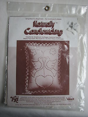 1980's New Naturally Candlewicking Kit 93-Love Birds Valiant Crafts