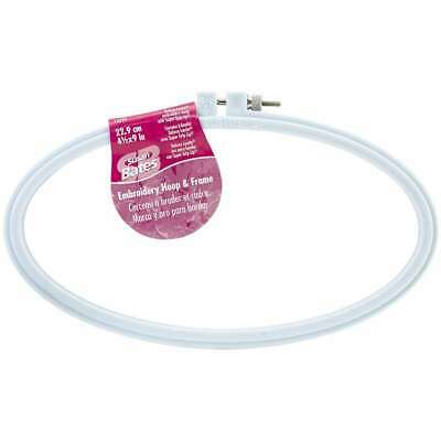 Plastic Embroidery Hoop - Light Blue Size 4.5