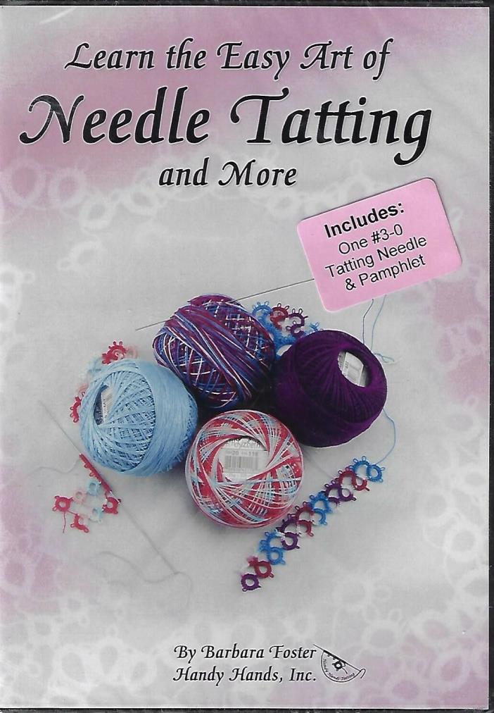 Learn the Easy Art of Needle Tatting and More By Barbara Foster (DVD, 1996)