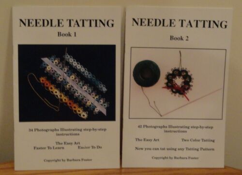 Needle Tatting Book 1 and 2 by Barbara Foster NEW