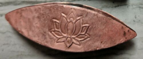 Plain Copper Lotus Flower Tatting Shuttle