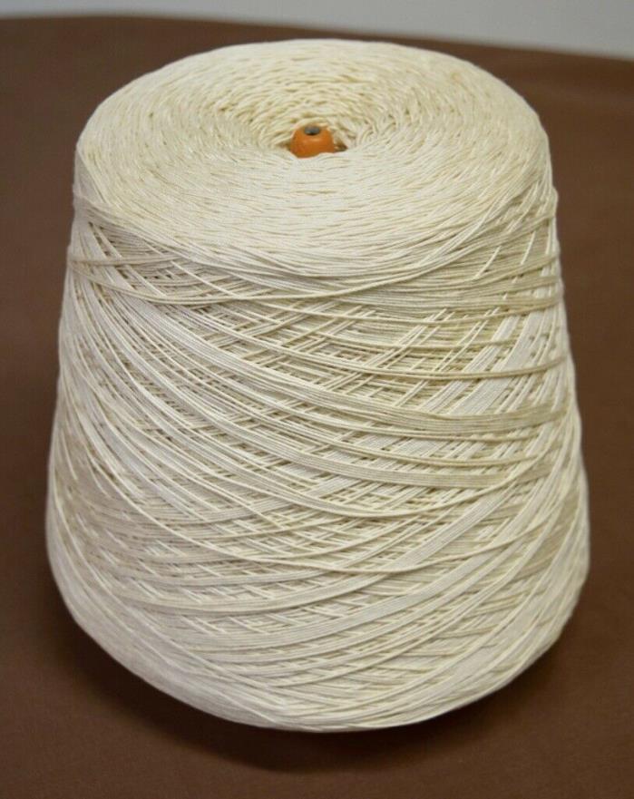 Vintage Cone, Spool-Cotton Crochet, Knitting Thread,  2 lbs+, Ivory color