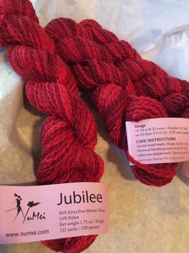 Yarns JUBILEE Extra Fine Merino Wool 393 Yds.  Australian Merino Wool