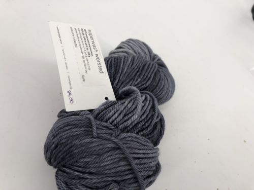 Sweet Georgia Merino wool super worsted yarn gray slate New - 1 Skein Only