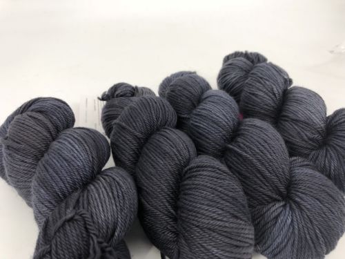 Sweet Georgia Super Wash Worsted Merino Wool Charcoal Gray - 1 Skein Only