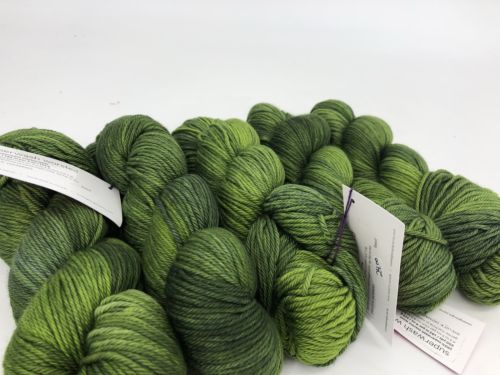 Sweet Georgia Super Wash Worsted Merino Wool Green Basil - 1 Skein Only
