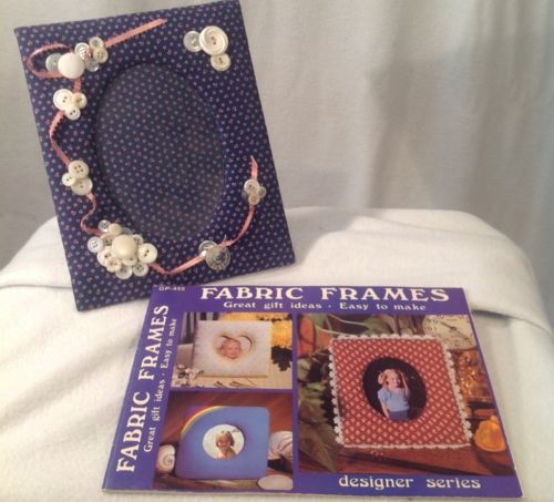 FABRIC FRAMES DESIGNER SERIES BOOK & COMPLETED FRAME