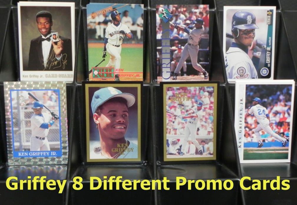 KEN GRIFFEY Jr. _ 8 Different PROMO Cards _ Your Choice _ *10 Mail FREE