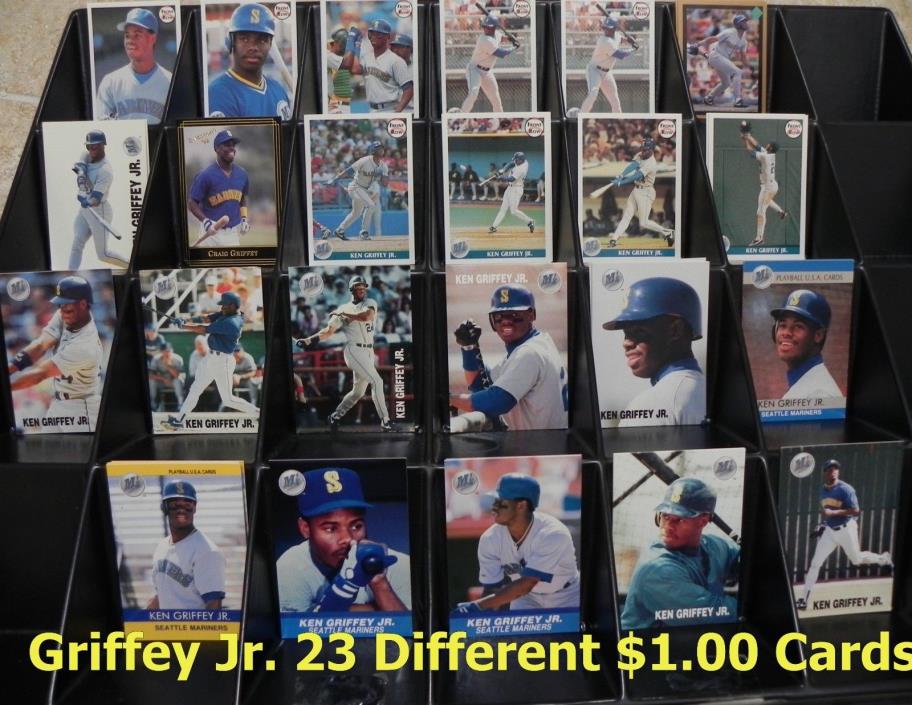 KEN GRIFFEY Jr. 23 Different Cards _ Choose 1 or More_ 10 Mail FREE Canada & USA