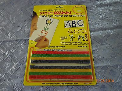 Sticky Wikki-for eye-hand coordination. Reusable clinging cords for drawing! #72
