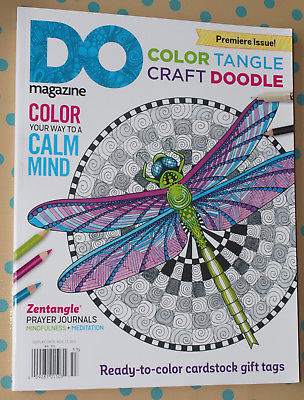 DO Magazine COLOR TANGLE CRAFT DOODLE Premiere Issue Brand New Zentangle Etc