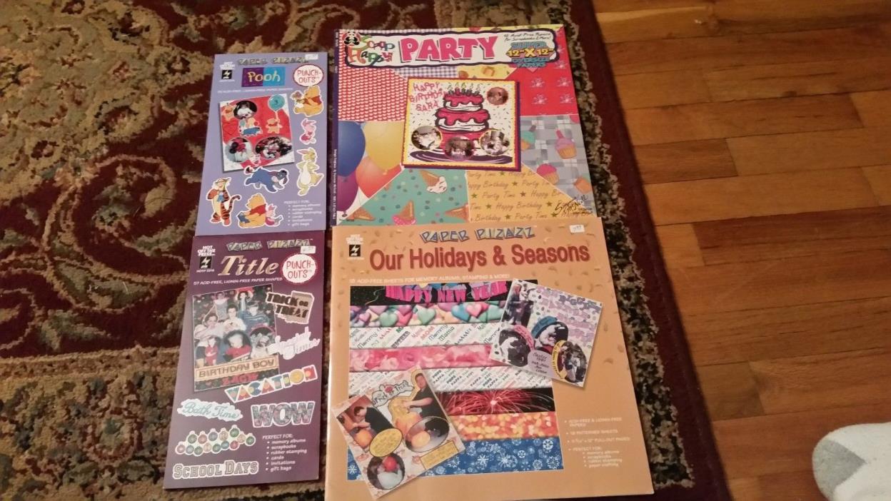 Paper Pizazz Punch Outs Pooh Titles BOOKS Our Holiday & Seasons Party
