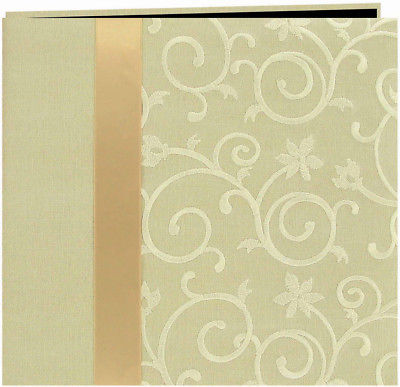 Pioneer Scroll Embroidery Fabric Post Bound Album 12
