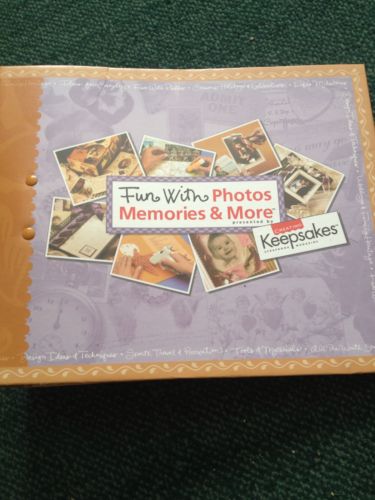 Creating Keepsakes Fun W/Photos Memories &More Binder 9 Creative Ideas Sections