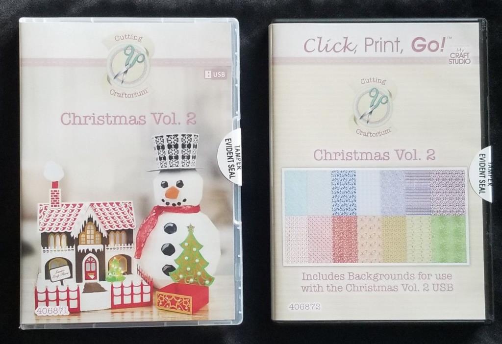 Cutting Craftorium Christmas Volume 2 USB and CD ROM Scan N Cut (New)