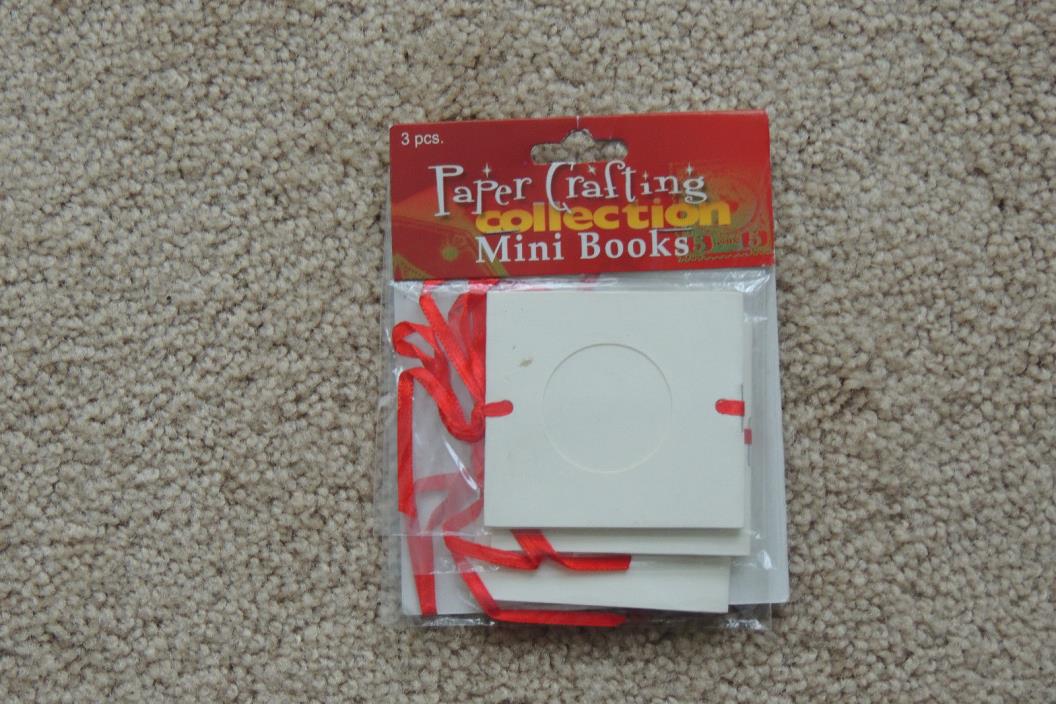Easy Mini  Book Paper Crafts Scrapbooking Memories Projects 3 pc