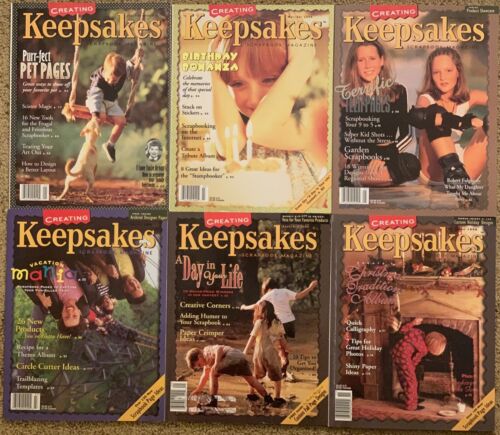 Scrapbooking Lot Of 6 CREATING KEEPSAKES Scrapbook Magazines - Complete 1998