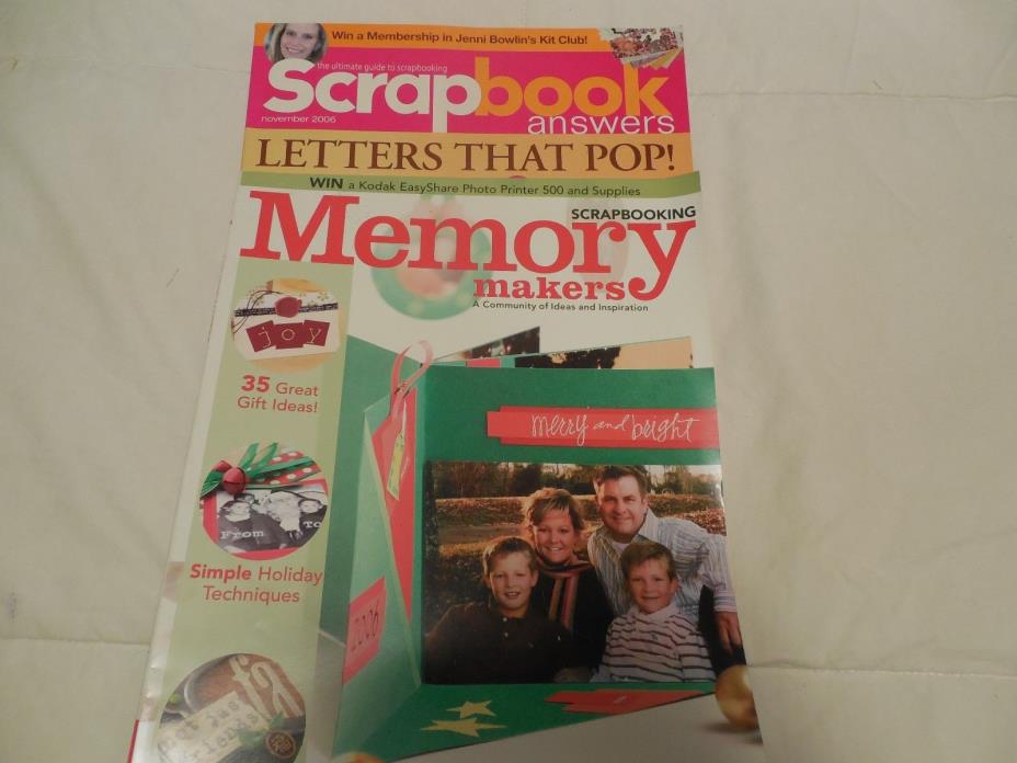 Scrapbooking magazine Memory Makers Ideas and Inspiration 55 Memory Projects