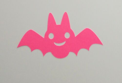 100 Pink Baby Bats, Gender Reveal, Cardstock Cut Outs, Die Cuts, Party Supplies