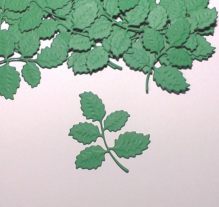 24 Leaf Branch Paper Die Cuts Scrapbook Card Making Embellishment