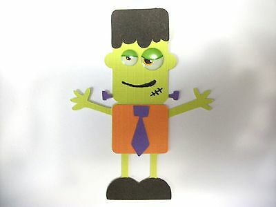 Cricut Mini Monsters Halloween Frankenstein Die Cut Paper Piecing Scrapbooking
